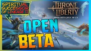 The spiritual Successor of Lineage 2 Lets break the servers  『OPEN BETA』 THRONE AND LIBERTY