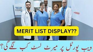 BSN LHV and Post RN first merit list Display complete