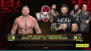 WWE 2k22 Brock Lesnar VS. Roman Reigns VS. Goldberg VS. Jey Uso VS. All Raw & Smackdown
