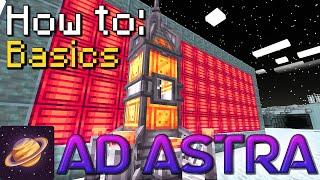 How to Ad Astra  Basics Minecraft 1.20.1