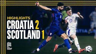 Croatia 2-1 Scotland  2024 UEFA Nations League Highlights