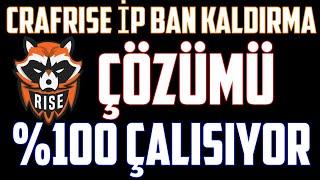 Craftrise İP BAN KALDIRMAK ÇOK KOLAY  %100 ÇALIŞIYOR 2020-2021