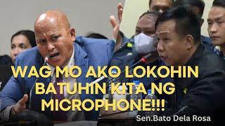 WAG MO AKONG LOKOHIN BATUHIN KITA NG MICROPHONE_Sen.Bato Dela Rosa