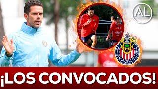 ¡CHIVAS CONCENTRA LOS CONVOCADOS PARA EL CHIVAS VS MAZATLÁN HAY DOS BAJAS