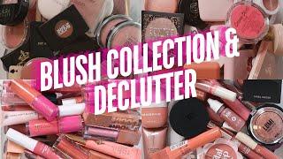 Blush Collection & Declutter 230+ Blush - ALMOST 3 HOURS OF SWATCHES & MINI REVIEWS