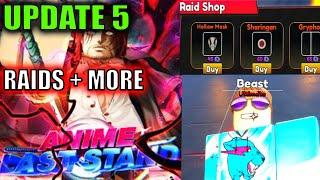 EVERYTHING YOU NEED TO KNOW IN UPDATE 5  ANIME LAST STAND
