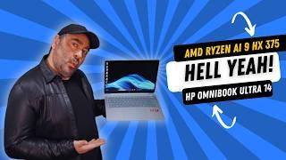 HP OmniBook Ultra 14 2024 REVIEW - Ryzen AI 9 HX 375 + Radeon 890M