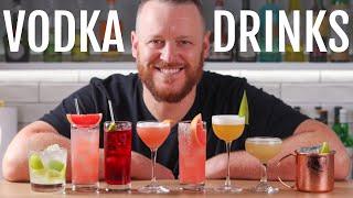 10 vodka cocktails with only 1 bottle