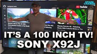 The END of Projectors Sony X92J 100 4K TV Setup & First Impressions