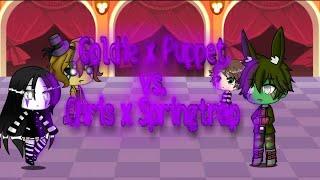 Goldie & Puppet vs. Chris & Springtrap singing battle