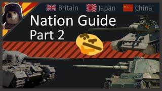 Ground Nations in War Thunder EXPLAINED Part 2  War Thunder Tank Nation Guide