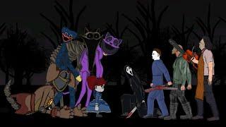 Poppy Catnap Nightmare catnap Dogday Huggy wuggy Vs Jason leatherface Ghostface Michael  Dc2