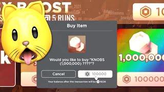 I BOUGHT 1000000 KNOBS in Roblox DOORS