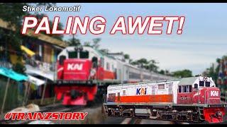 INILAH LOKOMOTIF DENGAN STIKER PALING AWET DI INDONESIA ??  #TRAINZSTORY CC 201 77 23