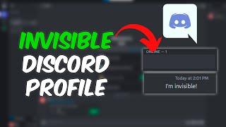 How to Set an Invisible Discord Profile 2024 Tutorial