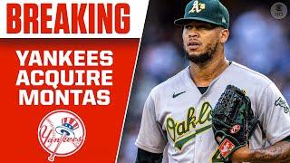 MLB Trade Deadline Yankees acquire RHP Frankie Montas From As  CBS Sports HQ