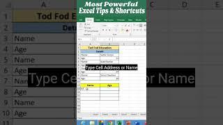 Separate Name Age in #microsoft  #excel #msexcel #shorts #computer #education