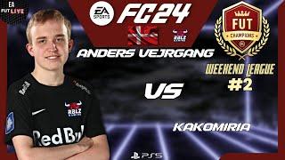 ANDERS VEJRGANG VS KAKOMIRIA  EA FC 24 - FUT CHAMPIONS WEEKEND LEAGUE #2