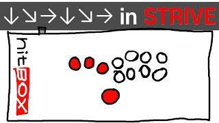 Hitbox 236236QCFx2 in STRIVE