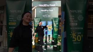 #NPURE #HealthyFest ‍️ #NPUREHealthyFest #healthy #activities #NPUREsunscreenmatte