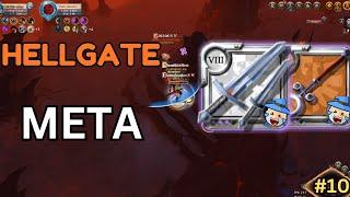 ALBION ONLINE  2V2 HELLGATES  DUAL SWORDS #10  8.3 GIVEAWAY  META