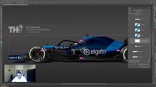 My Photoshop Livery design process