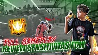 SOLO VS SQUAD NYOBAIN SENSITIVITAS FDW AUTO HEADSHOT SAMPAI15 KILL - FREE FIRE INDONESIA