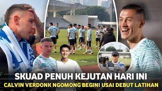 Reaksi Calvin Verdonk Latihan Perdana Tak Sabar Debut Skuad DirombakSTY Bikin Jay Idzes Terharu