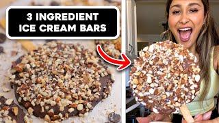 3 Ingredient Ice Cream Bars Sugarless High Protein Low Carb