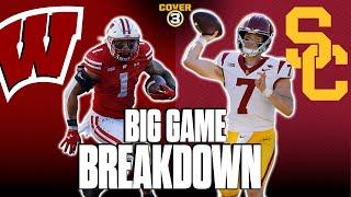 Wisconsin @ USC Preview & Prediction  Who Will Bounce Back?  Cover 3 Podcast