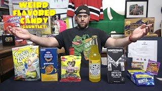 Weird Flavored Candy Gauntlet Challenge  L.A. BEAST