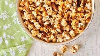 Salted Caramel POPCORN with NUTS  焦糖坚果爆米花