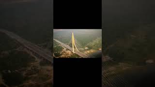 Drone shoot on signature bridge #viral#viralshort#dronevideography #shorts@LightofworldDroneview