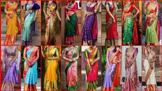 New Pattu Saree Styles 2024 Elegant and Trendy Picks #trending #pattusarees #saree #style