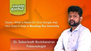 COVID -19 – Can gargling prevent corona?   Dr. Sabarinath Ravichandar