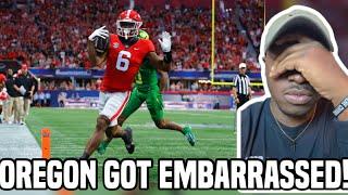 OREGON GETS DESTROYED #11 Oregon vs #3 Georgia  2022 College Football Highlights REACTION