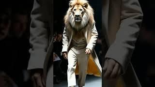 #nature Fashion Runway Star The Magnificent Silver-Maned Lion Steals the Show #magicjourney