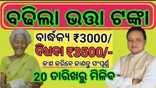 ଭତ୍ତା ବଢିଲା ୩୦୦୦ ଟଙ୍କାMadhu Babu Pension Yojana Apply Online 2024apply online Madhu Babu Pension