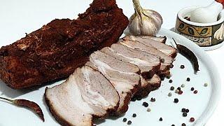 Домашний рецет вкусной подчерёвины грудинкиHomemade recipe of delicious pork belly