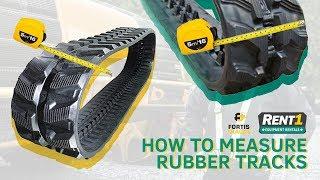 The Secret to Measuring Rubber Tracks - Hint Its Pretty Simple