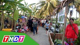 Đồng Tháp Hơn 1.000 người tham quan chợ quê vùng cù lao  THDT