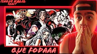 REACT- Rap das Luas Superiores  Demon SlayerKimetsu no Yaiba   WLO  Conjunto {Prod.MK e Hunter}