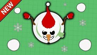 NEW SNOWMAN FULL GAMEPLAY IN MOPE.IO  NEW SKINS IN GOLDEN AGE MOPE.IO