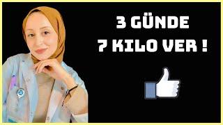 3 GÜNDE ZAYIFLATAN DETOKS TARİFİ - 7 KİLO VER  HIZLI YAĞ YAKMANIZI SAĞLAYACAK TARİFİM #yağyakma