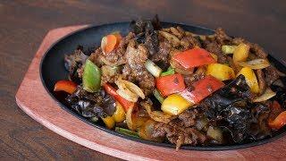 Homemade Sizzling Beef like at the Chinese Restaurant - Morgane Recipes