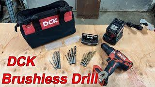 DCK 20V Brushless Cordless Electric Drill Set Metal Chuck KDJZ04-13 Unboxing and Review