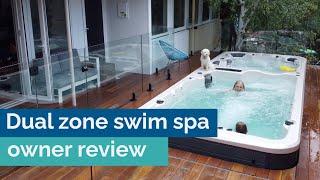 Vortex Hydrozone™ Dual Zone swim spa review – a spa at one end and pool at the other