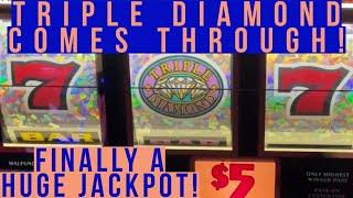 My Biggest Jackpot Yet On Triple Diamond FINALLY