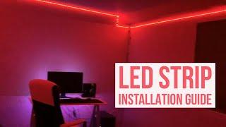 LED Strip Installation Guide  16.4ft & 32ft