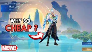 DRAW NATAN COLLECTOR TIDAL LORD SKIN AT 50 % OFF  GUIDE FOR NATAN COLLECTOR SKIN MLBB